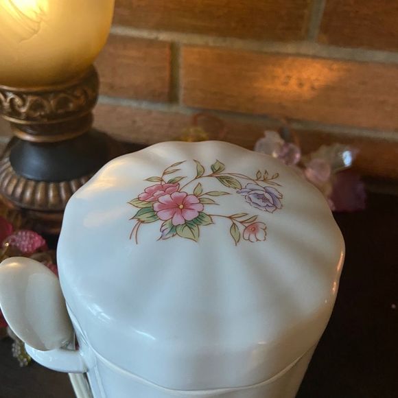 FTDA tea container w spoon and cover A12 - Picture 3 of 10